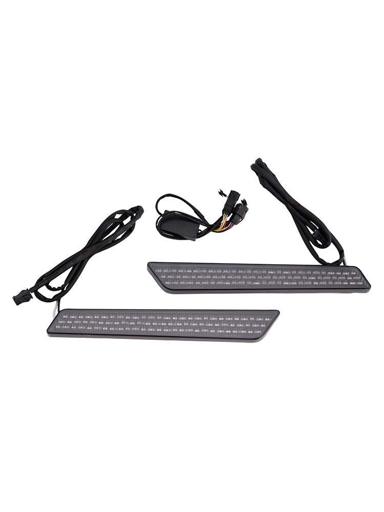 Chiusura borse laterali con luce LED per Touring Electra Street Road Glide 14-23