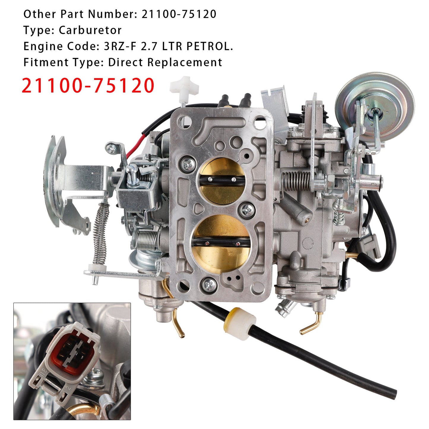 Carburatore Toyota Hilux 2.7 1997-2001 21100-75120 LTR 3RZ-F