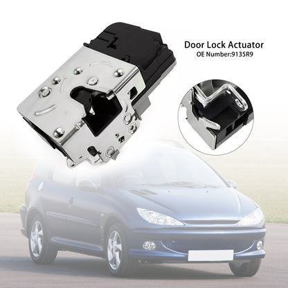 Attuatore serratura portiera anteriore sinistra lato guida 9135R9 per Peugeot 206 1998-2012