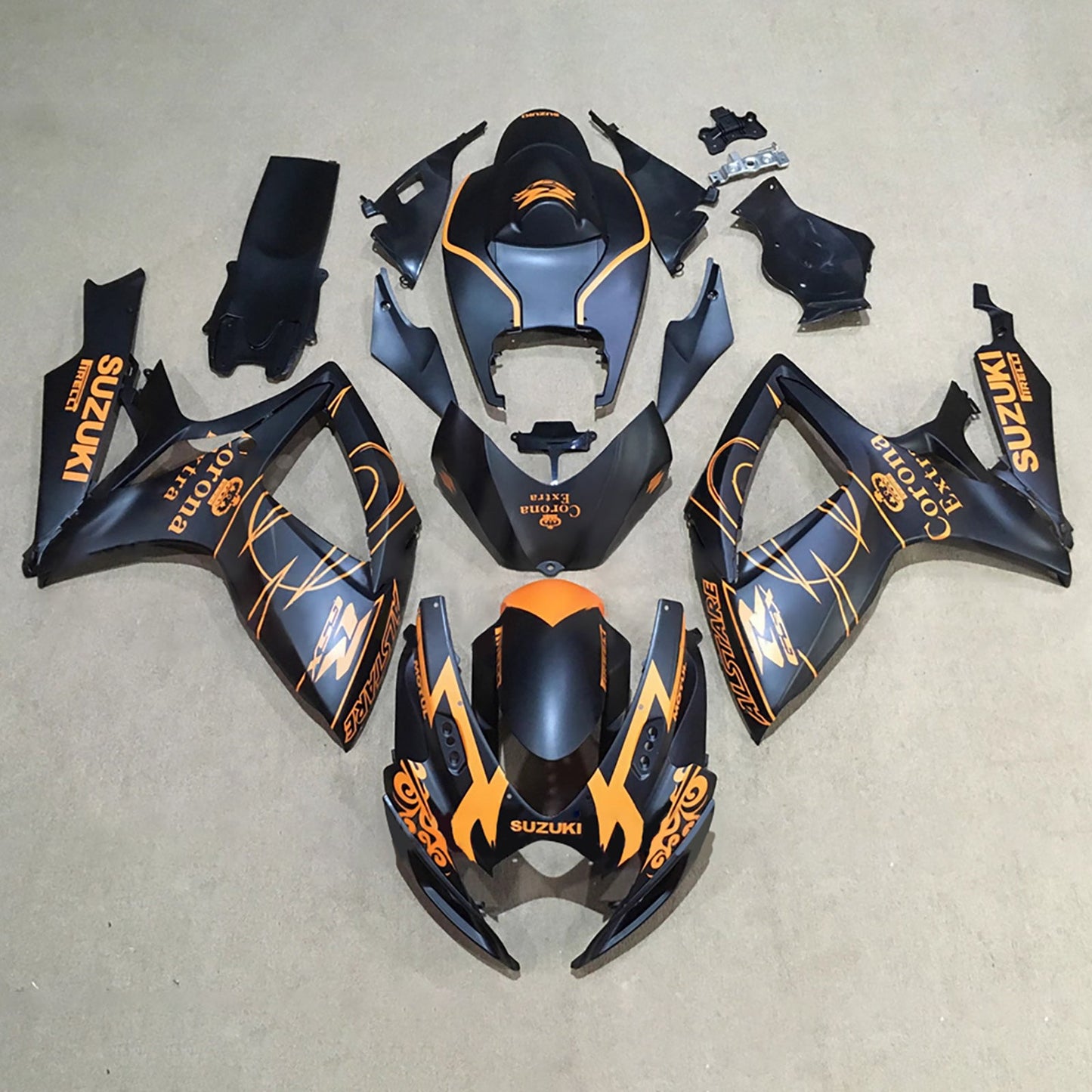 Kit carenatura iniezione plastica ABS per Suzuki GSXR 600/750 2006-2007 K6