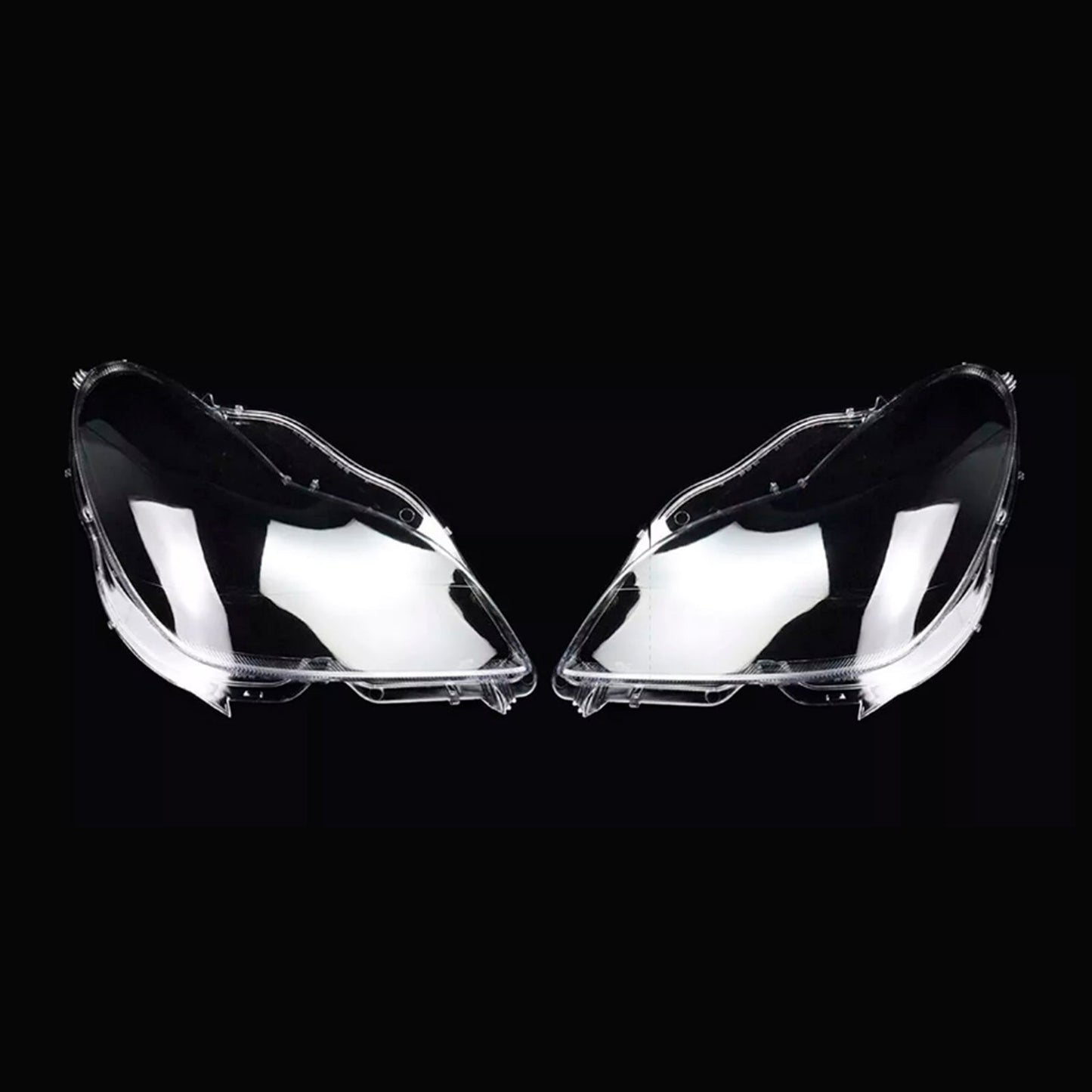 Copertura trasparente in vetro per fari anteriori Mercedes W219 CLS350 CLS500 2006-2011