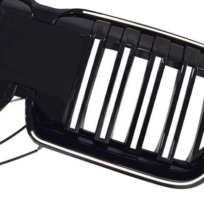 Griglia anteriore a doppio rene nera per paraurti, adatta a BMW X1 U11 U12 2023-2025