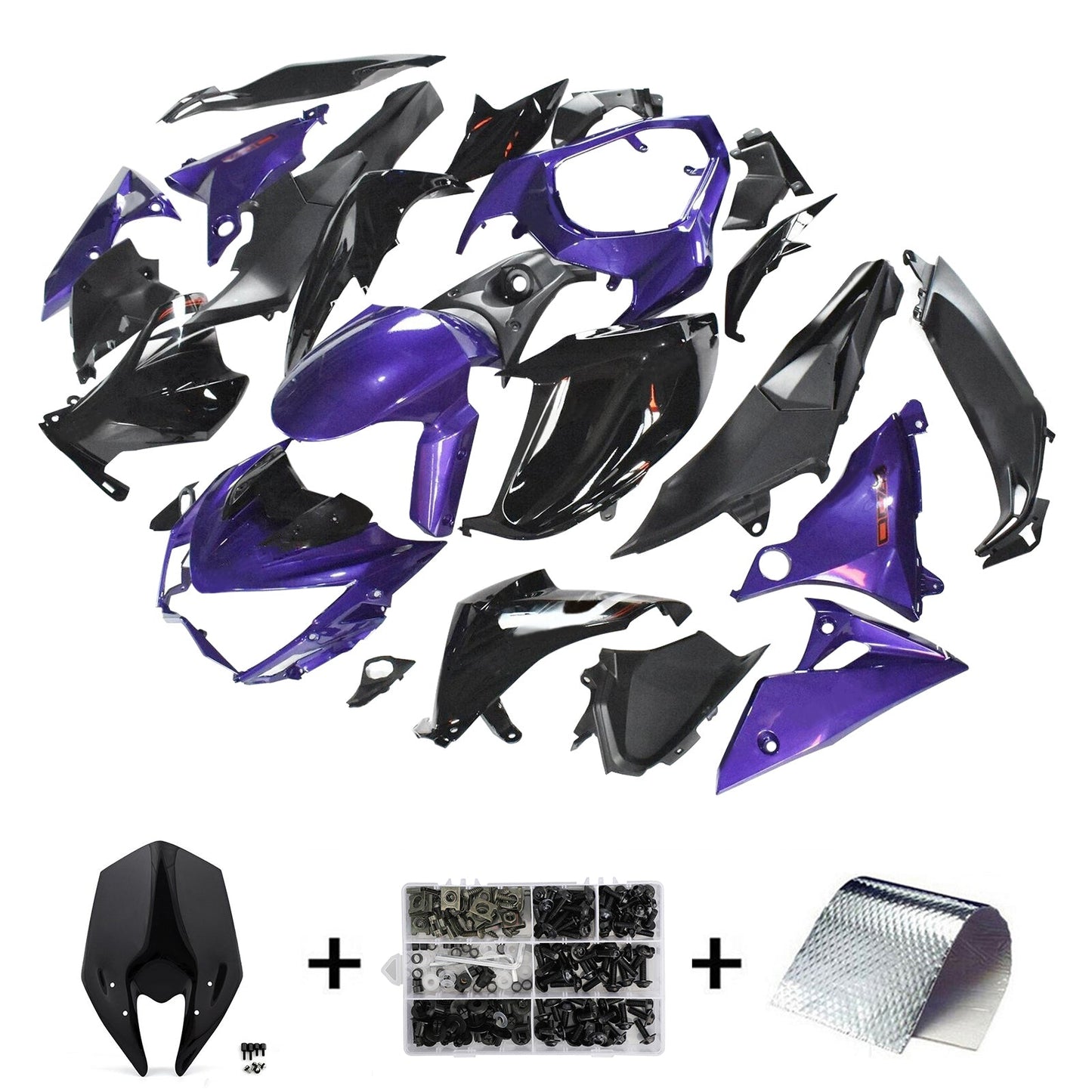 Kit carena iniezione Kawasaki Z800 2013-2018 Carrozzeria plastica ABS