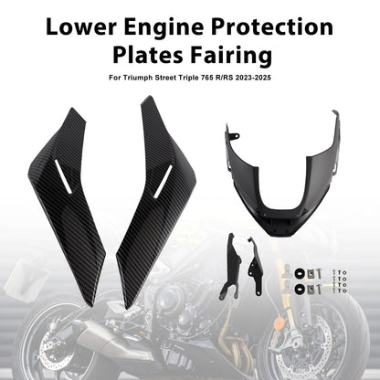 Pannelli inferiori del motore Street Triple 765 R/RS 2023-2025, carenatura protettiva