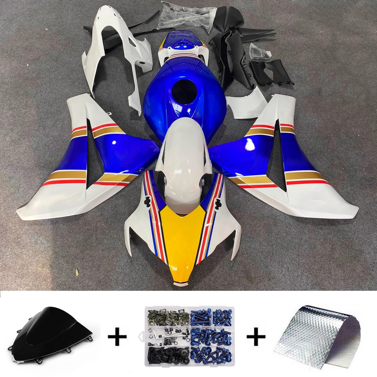 Kit di carene in plastica ABS stampate a iniezione per Honda CBR1000RR 2008-2011