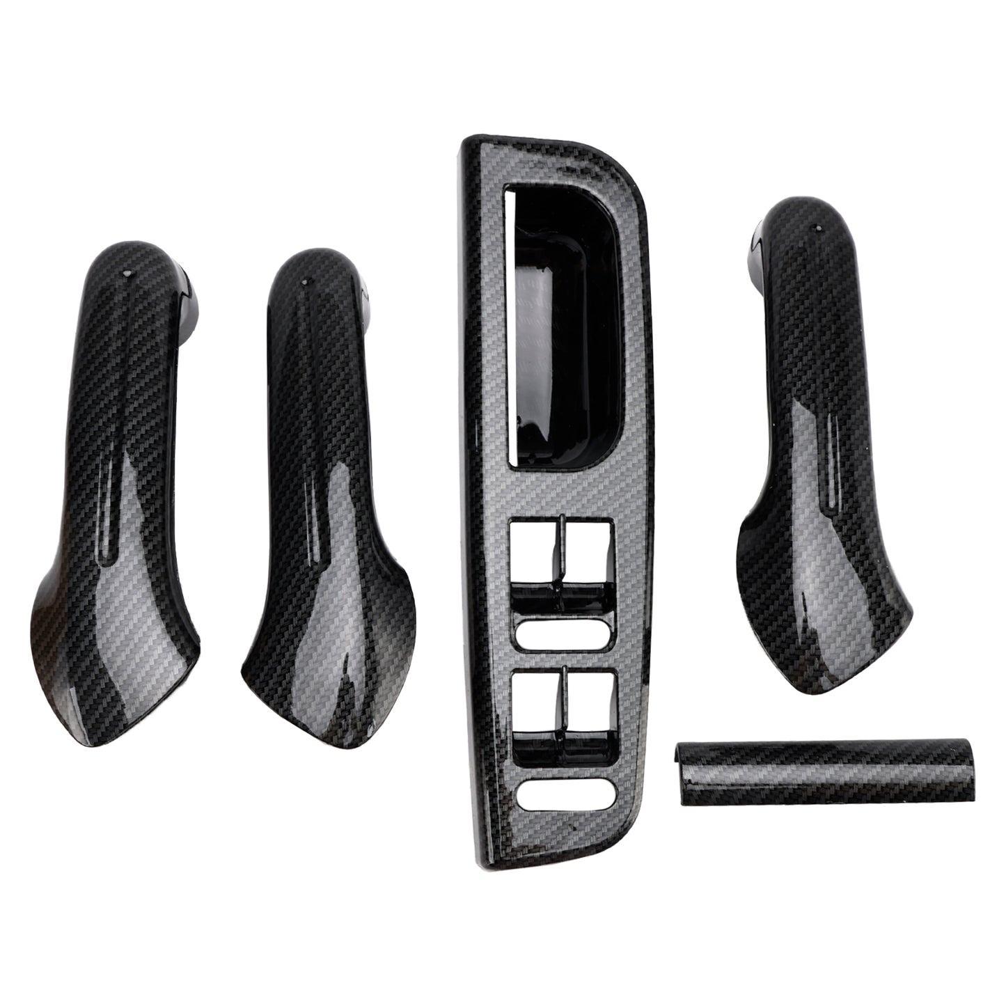 Per VW Jetta MK4 1999-2004 5x pannello interruttori per finestre lunetta maniglia per porta set di finiture