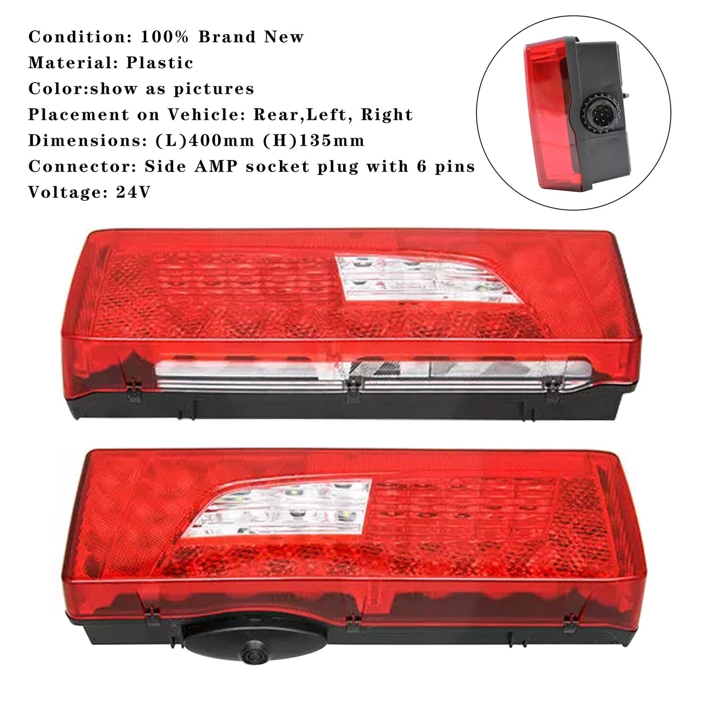 2016- Scania Trucks L, P, G, R, S Serie 2x luci posteriori a LED 2380955+2241859 2380953
