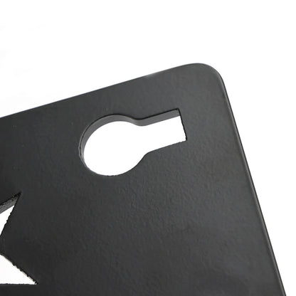 Kit borse laterali e staffe, sgancio rapido universale, nero, per moto