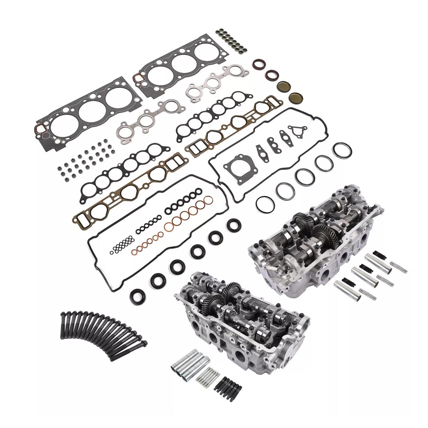 1996-2002 TOYOTA 4RUNNER 3.4L 2 pezzi testata cilindro e guarnizioni e bulloni 11101-69136 1305362050