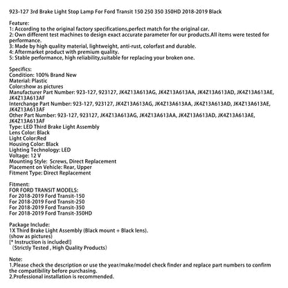 Luce di stop terza luce di stop Ford Transit-350 2018-2019 923-127 JK4Z13A613AF