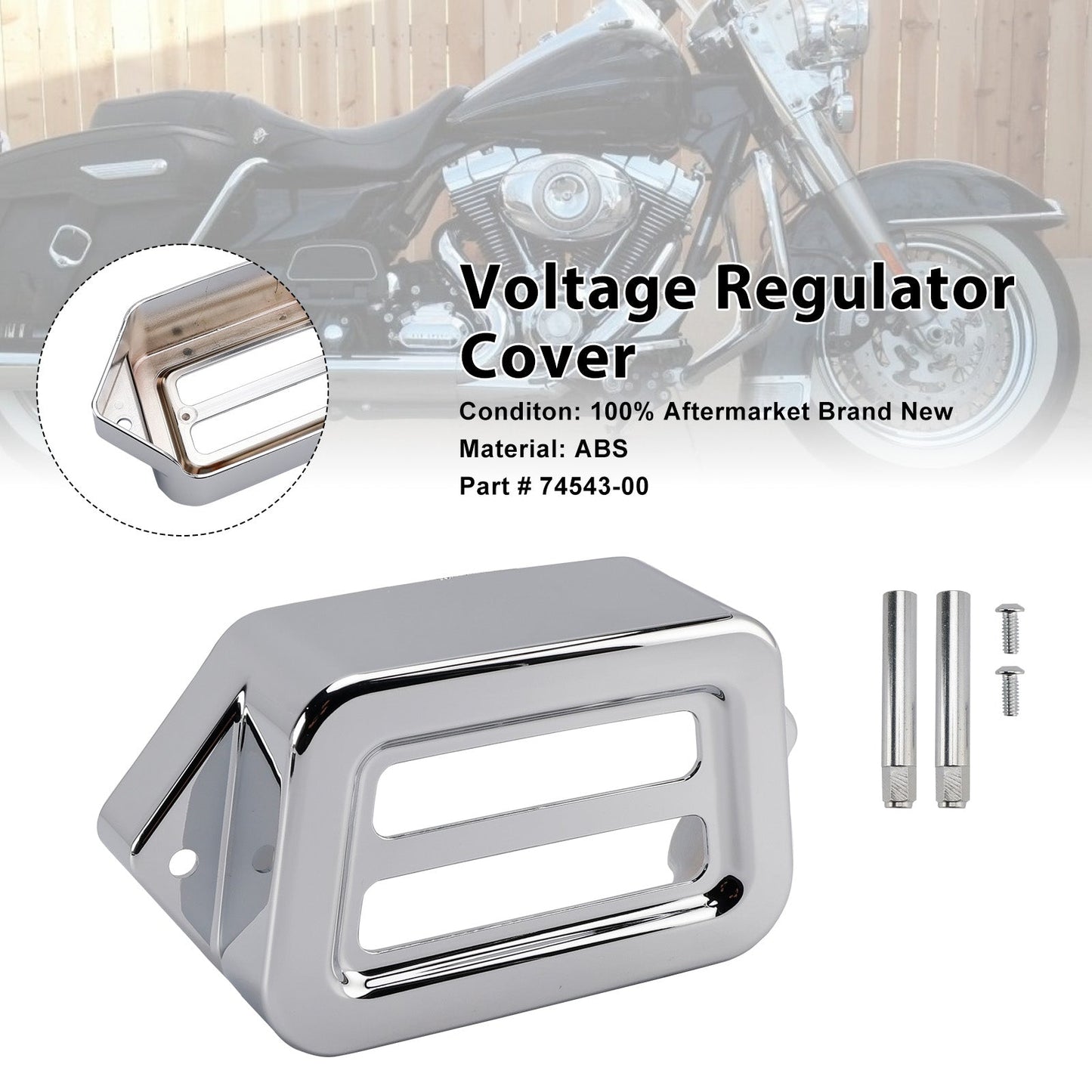 Coperchio del regolatore di tensione per Road King Electra Street Road Glide 1997-2008