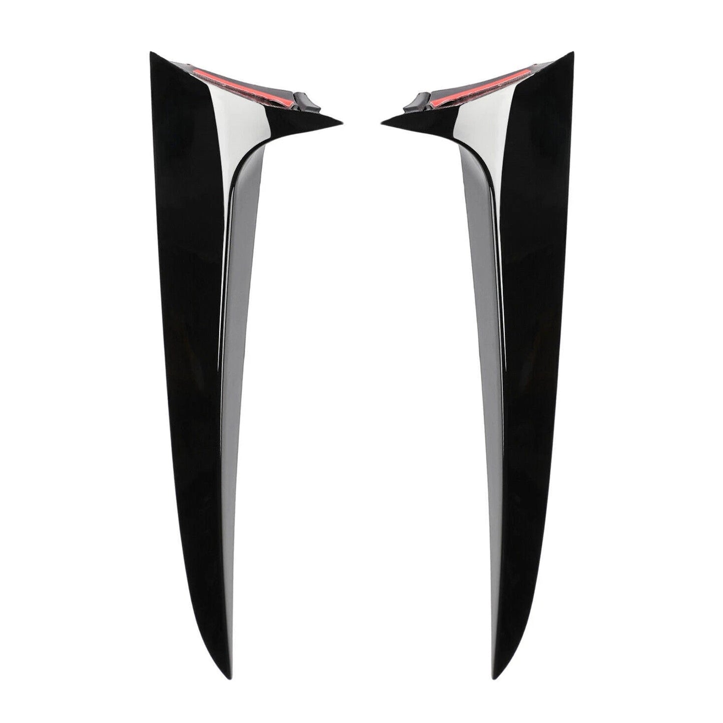 Spoiler laterali per lunotto posteriore BMW X3 F25 2011-2017, nero lucido, coppia