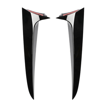 Spoiler laterali per lunotto posteriore BMW X3 F25 2011-2017, nero lucido, coppia