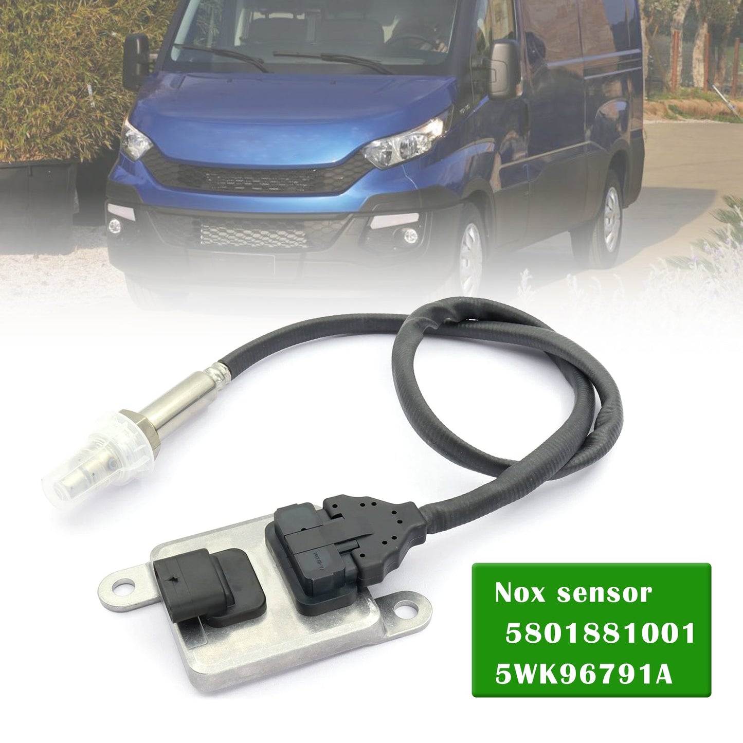 Sensore di ossido di azoto NOx Iveco Daily MK6 VI 3.0 diesel 24V 2014-2018 5801881001 5WK96791A
