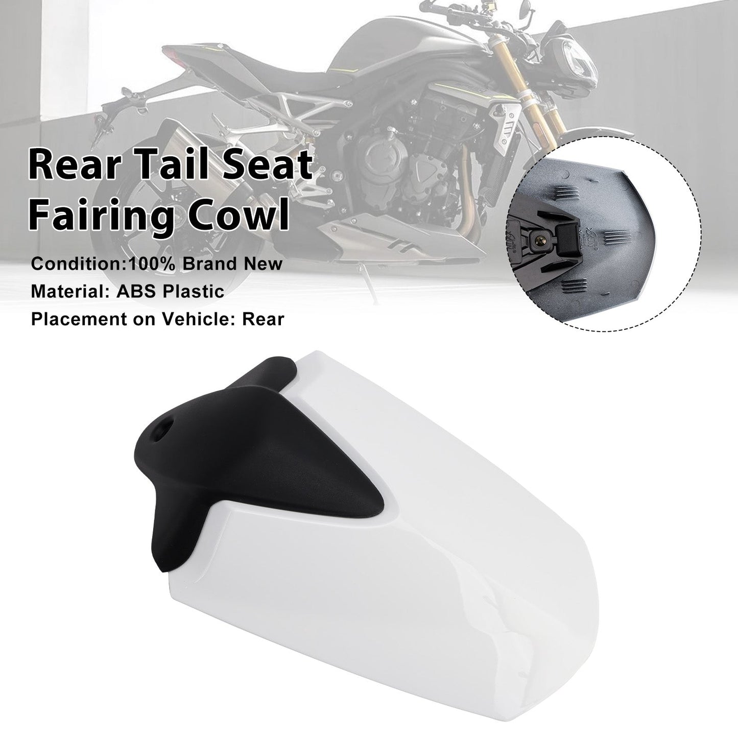 2021-2024 Per Speed Triple 1200 RS Copertura cupolino posteriore sella