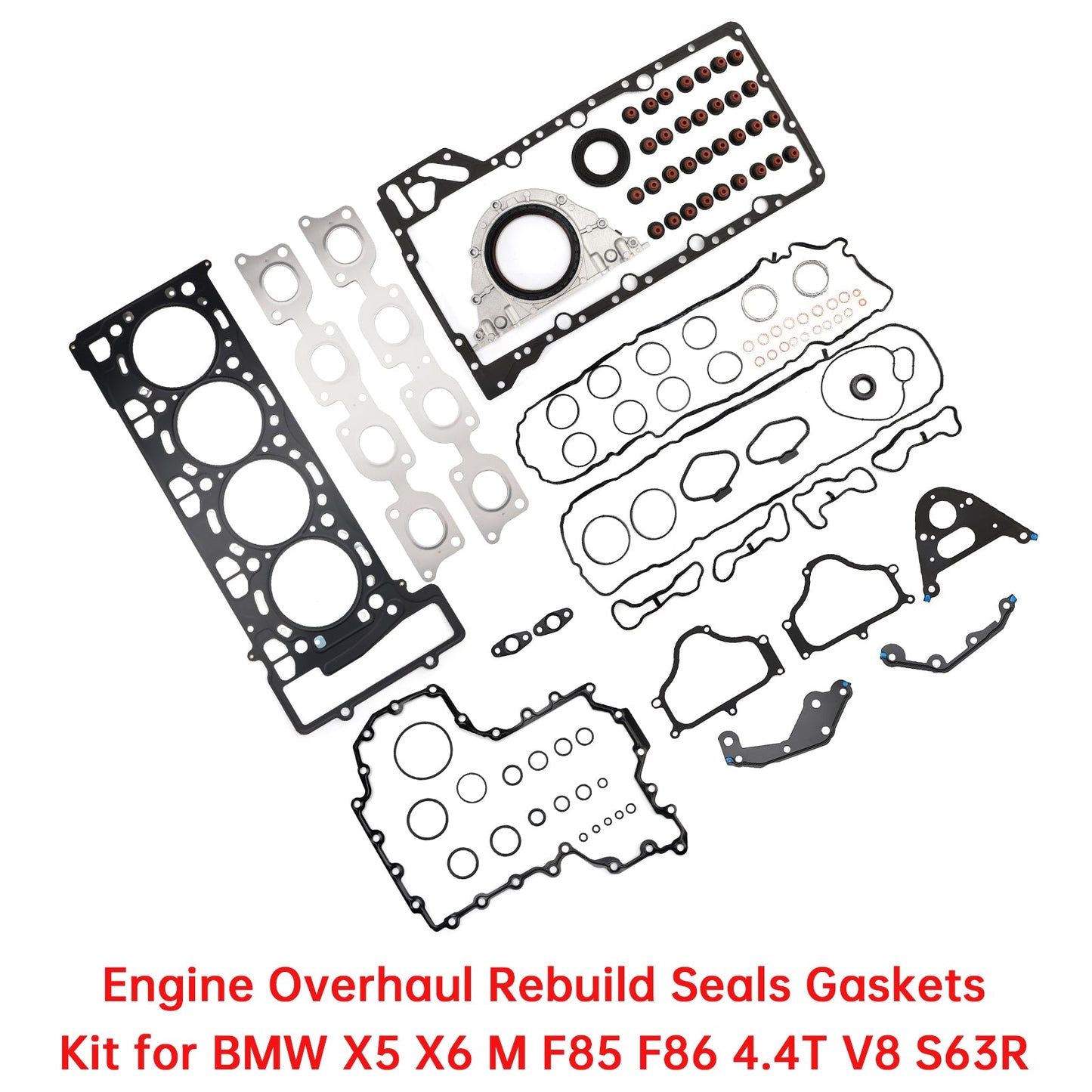 Kit guarnizioni e guarnizioni di revisione motore BMW X6 M F86 / S63R 2014-2019 11127614700 61-10127-00