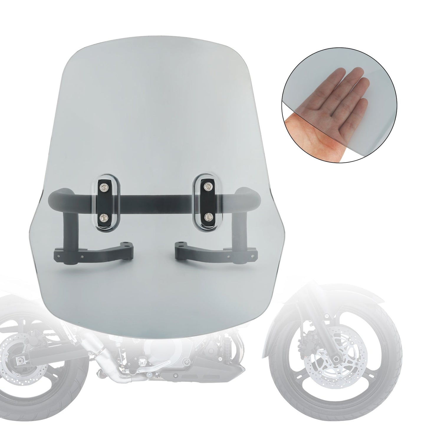 2019-2023 HONDA Hunter Cub CT125 Parabrezza per moto in ABS