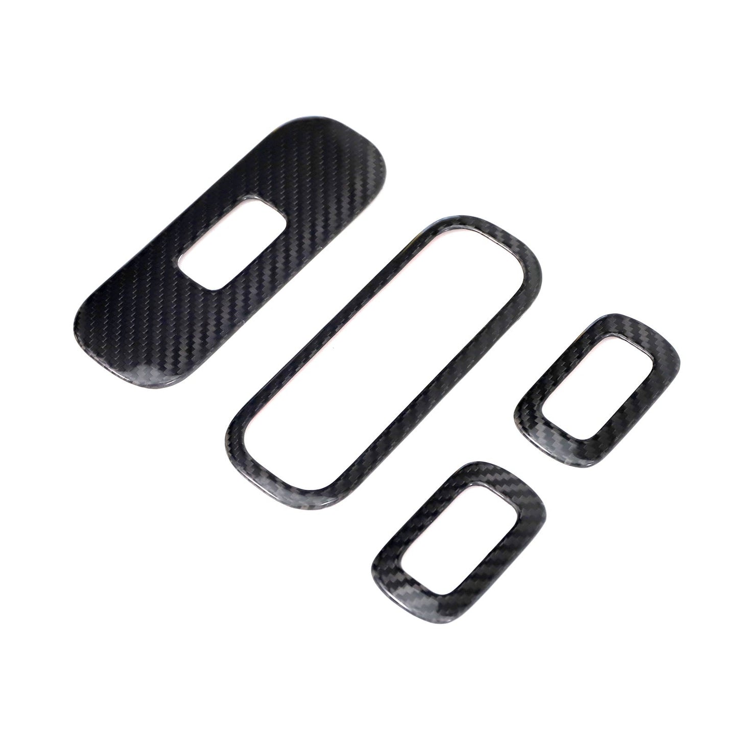 Cornice di rivestimento per interruttore alzacristalli in fibra di carbonio e vetro per Mercedes-Benz Classe G W464 W465 (2019-2026)