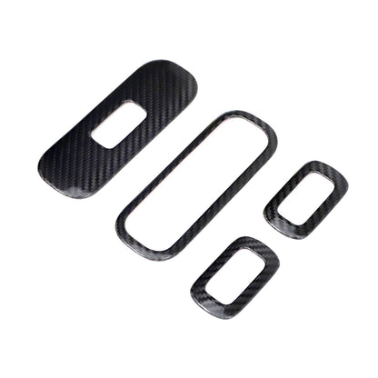 Cornice di rivestimento per interruttore alzacristalli in fibra di carbonio e vetro per Mercedes-Benz Classe G W464 W465 (2019-2026)