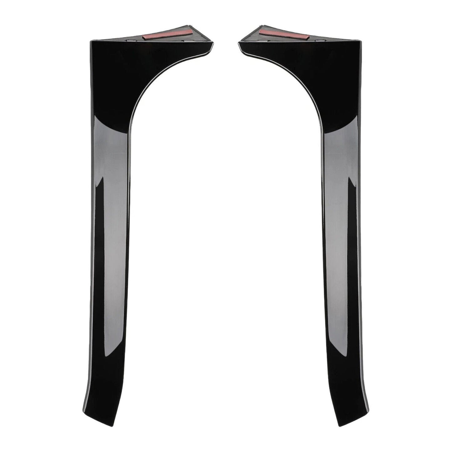 Spoiler laterali per lunotto posteriore nero lucido per VW Golf MK6 GTI 2008-2013