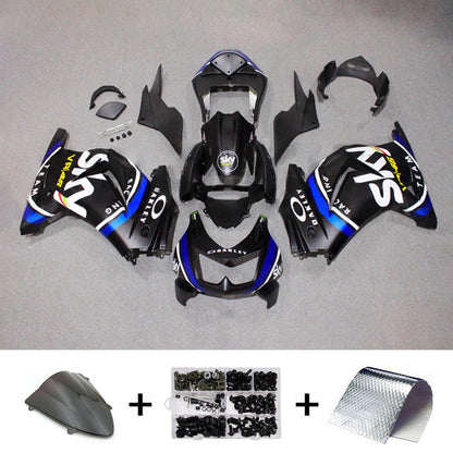 Kit carenatura iniezione in plastica ABS adatto per Kawasaki EX250 Ninja250R 2008-2012