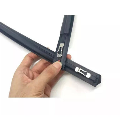 Modanatura per gocciolatoio del tetto, lato sinistro e destro, in gomma, 2 pezzi, per Honda Civic 4 porte 2012-2015
