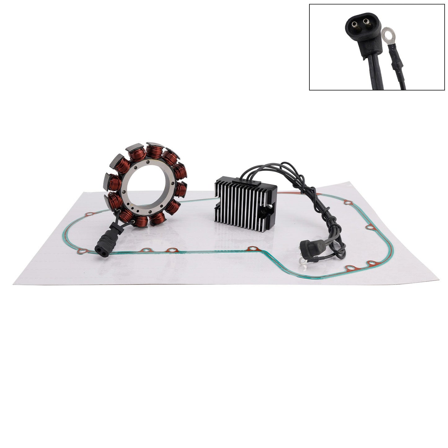 Guarnizione raddrizzatore statore per FXR Super Glide FXR 35A, anni 1989-1993, codice 2997088