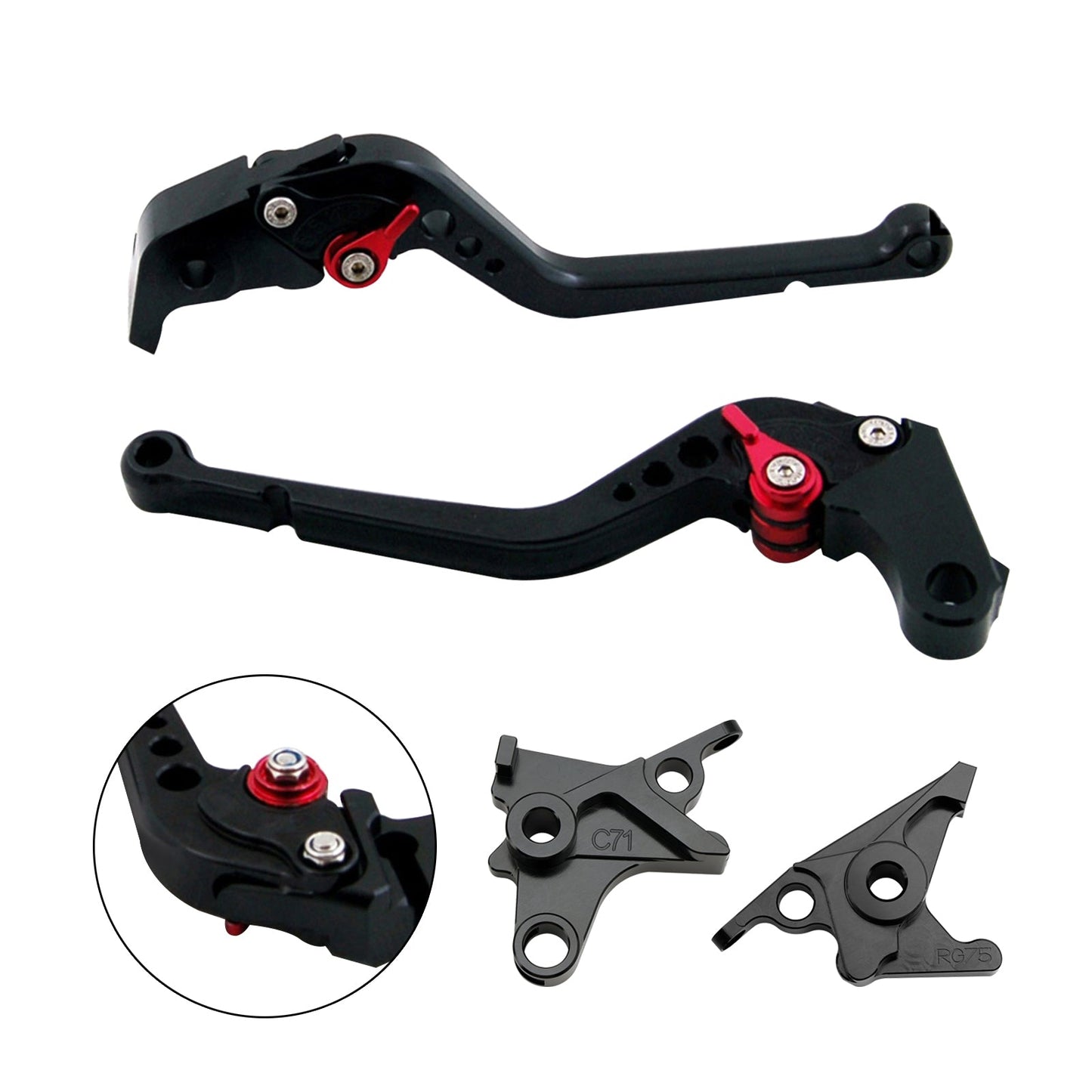 Leva frizione freno lunga adatta per BMW R NINE T /PURE/RACER 2017-2023