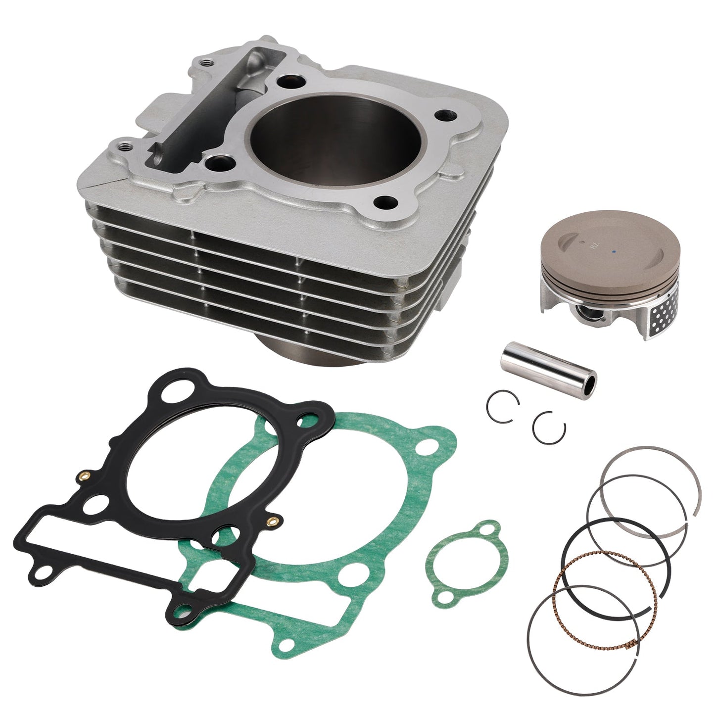 Kit guarnizioni pistone cilindro Jug Barrrel Yamaha RAPTOR 250 YFM250R 2008-2013 300CC 4D3-11311-01 Generico