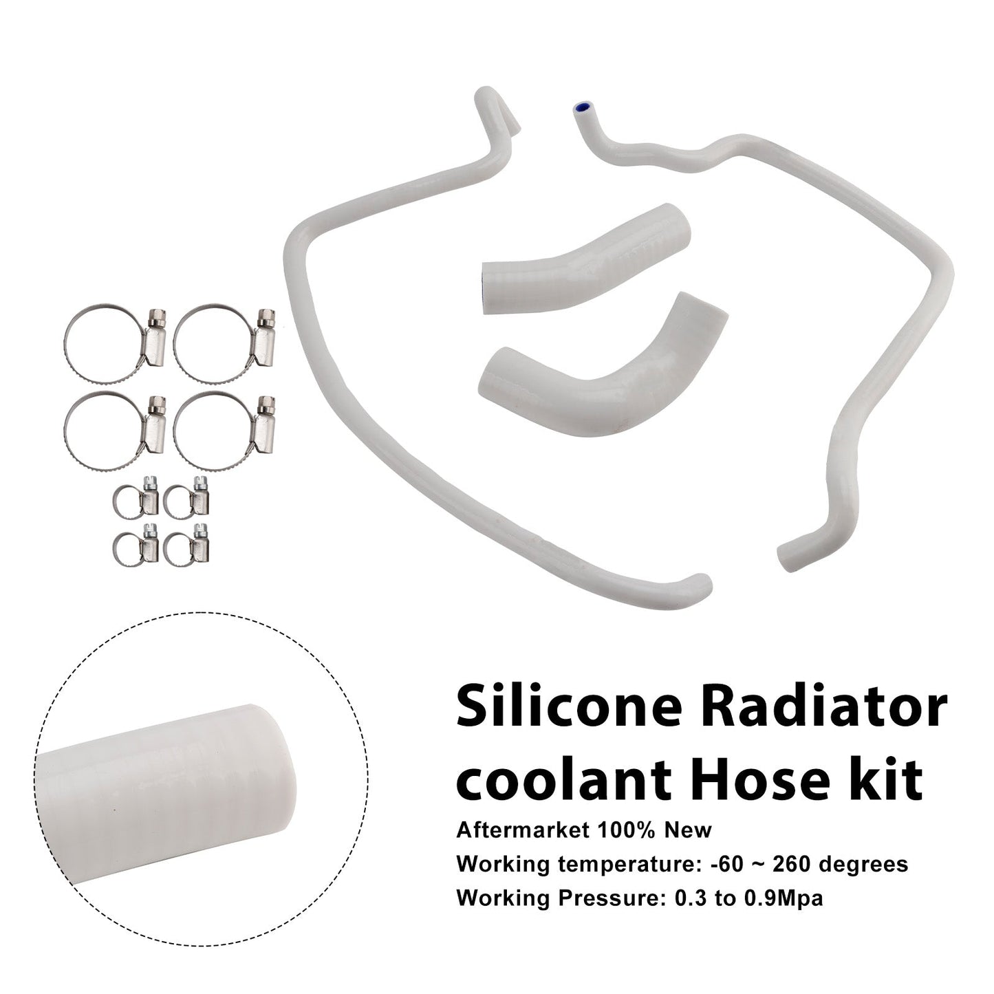 Kit di tubi flessibili in silicone per il liquido di raffreddamento del radiatore della Rocket 3 (2019-2024)