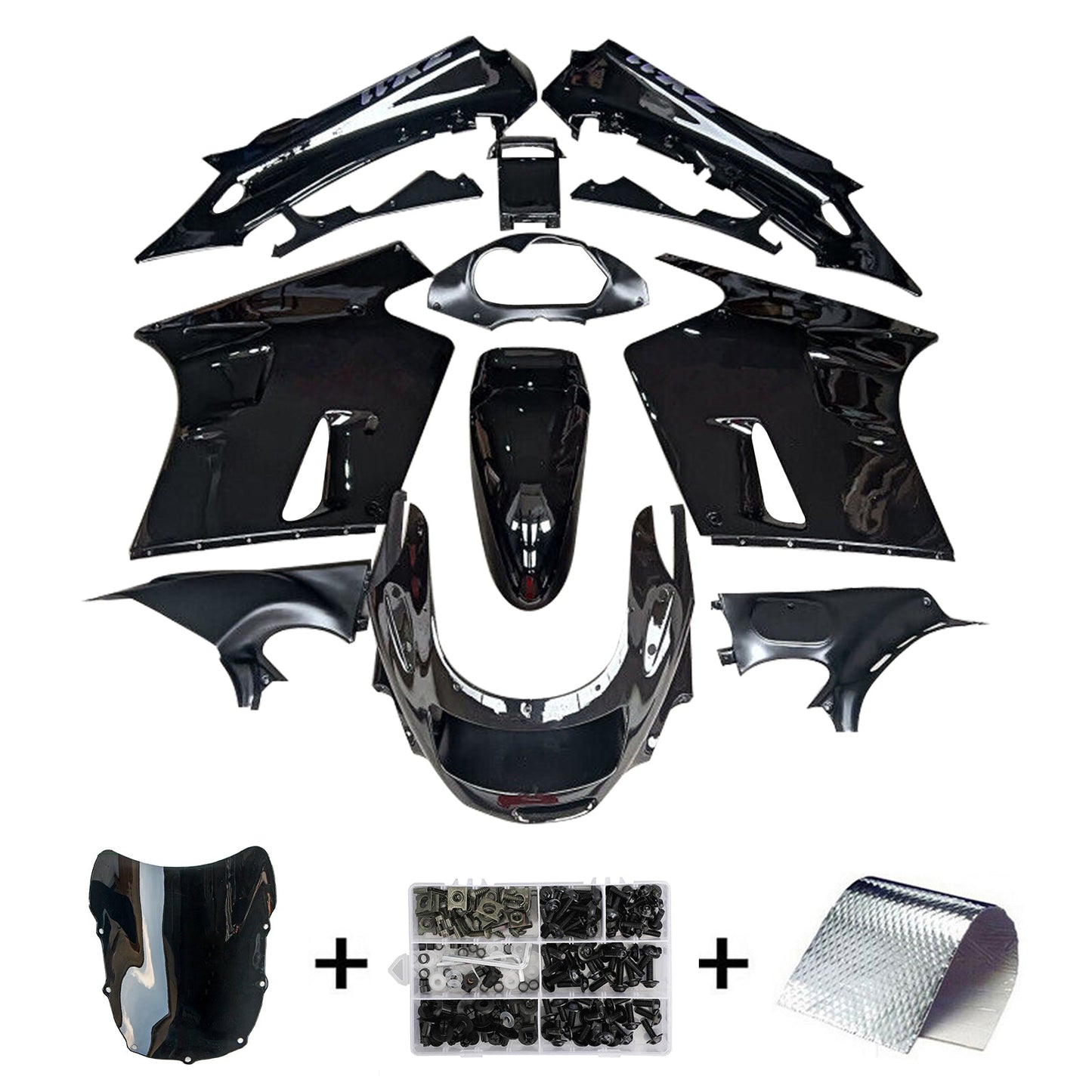 Kit carenatura iniezione Kawasaki ZZR1100 1990-1992 Carrozzeria ABS