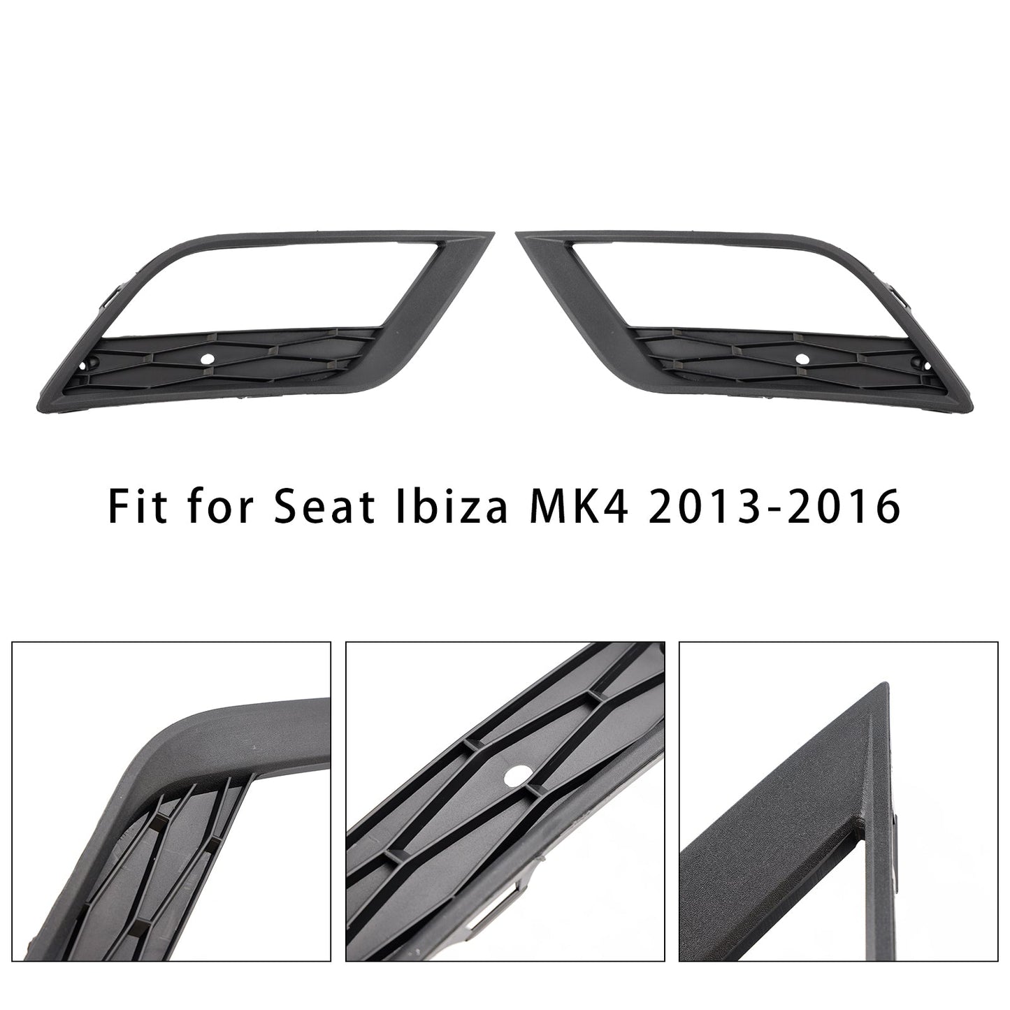 Griglie fendinebbia paraurti anteriore Seat Ibiza MK4 2013-2016 6J0853665F 6J0853666F
