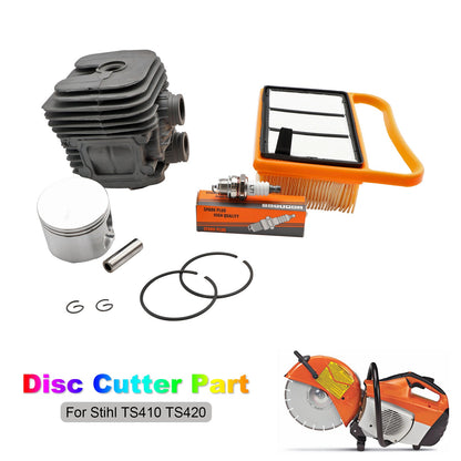 Kit di manutenzione cilindro pistone Stihl TS410 TS420 con filtro aria 4238 020 1202