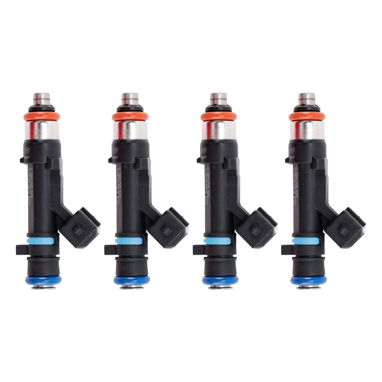 4 pezzi iniettore di carburante per Dacia Sandero Dokker Logan Renault Kangoo 0280158034