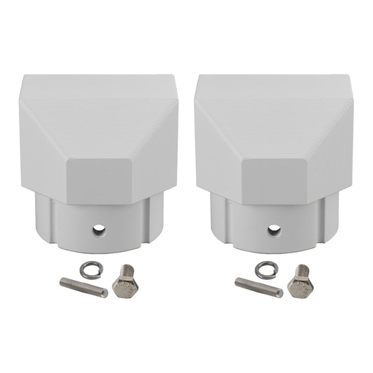 2 pezzi di ricambio in alluminio per tappo terminale solido per tenda da sole Dometic SUNCHASER II