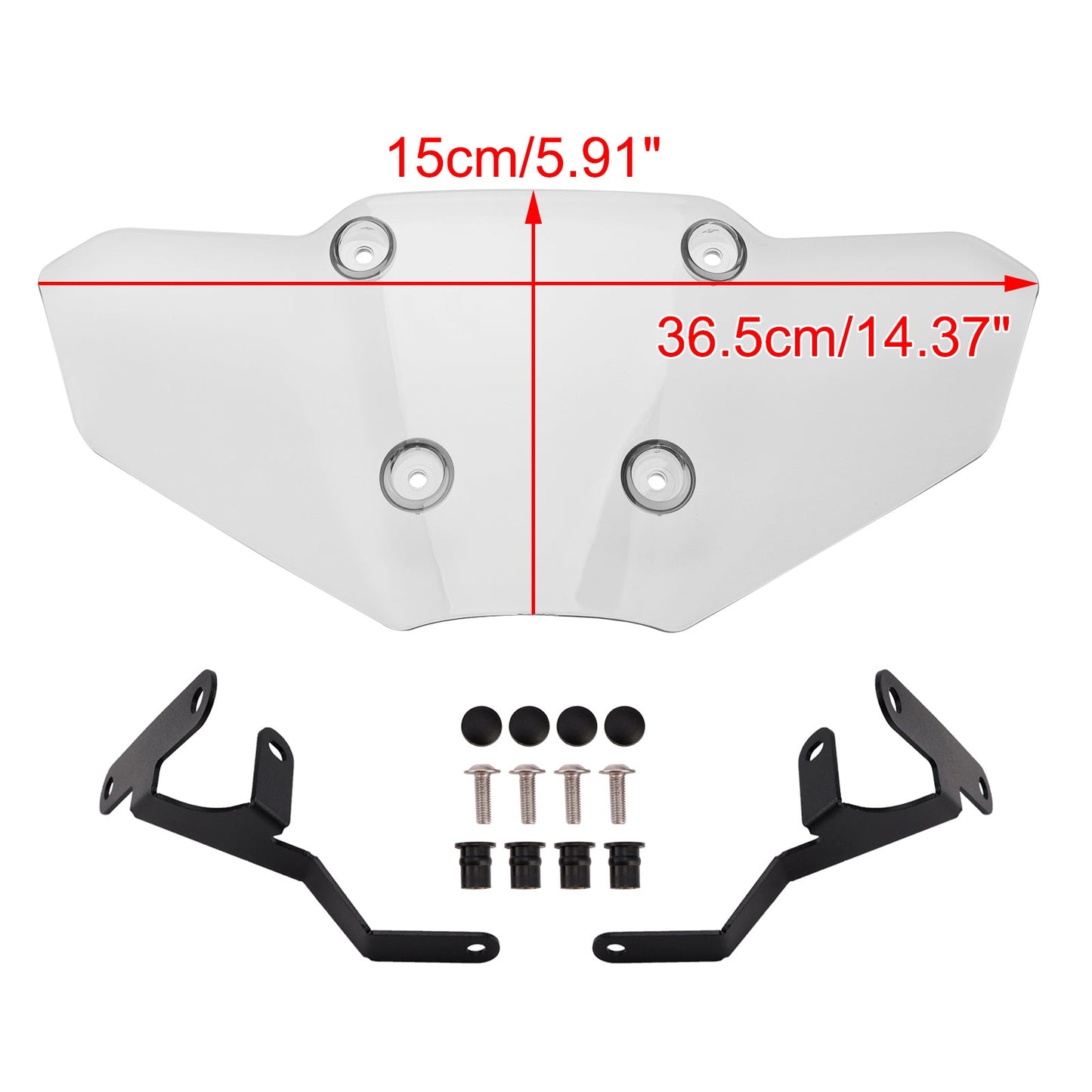 Cupolino parabrezza per moto compatibile con Yamaha MT-07 2025-2026