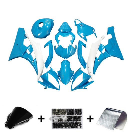 Kit carenatura iniezione plastica ABS per Yamaha YZFR6 YZF-R6 2006-2007