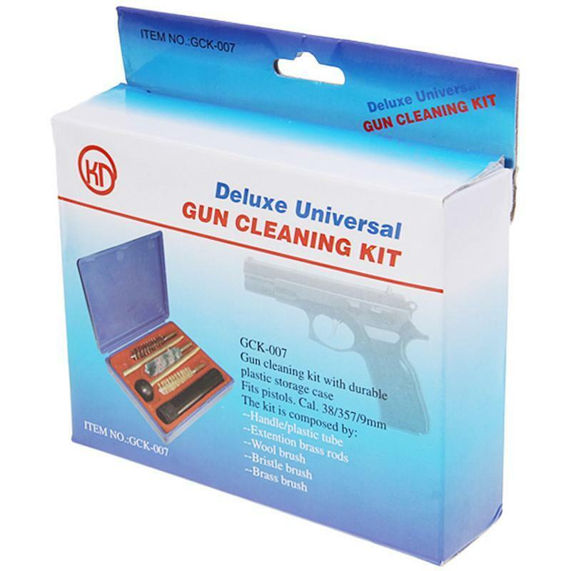 Universal Brushes Pistola Pulizia Kit per Cal .38 .357 9mm Pistol and Revolver