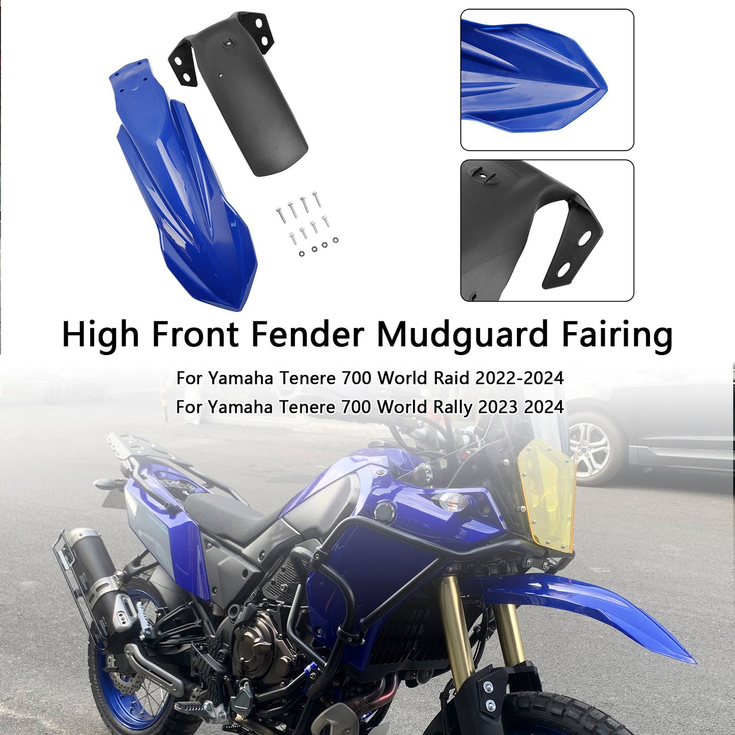 Parafango anteriore alto per Yamaha Tenere 700 2019-2026