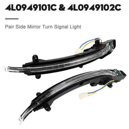 Coppia di indicatori di direzione per specchietti laterali per Audi Q5 MK1 Q7 MK1 4L0949101C 4L0949102C