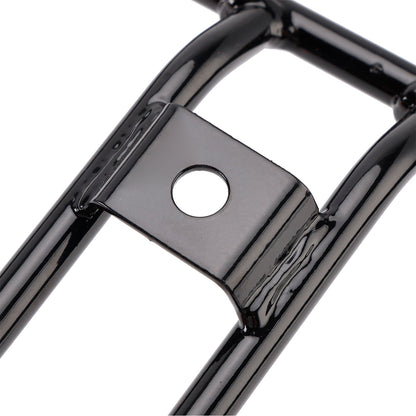 Portapacchi posteriore nero per sella monoposto, adatto per Sportster XL XR 883 1200 2004-2022