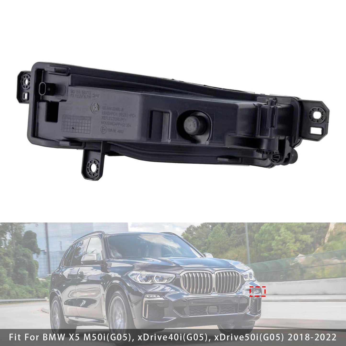 BMW X5 G05 2018-2022 1 pezzo Fendinebbia anteriore sinistro a LED 63177406365