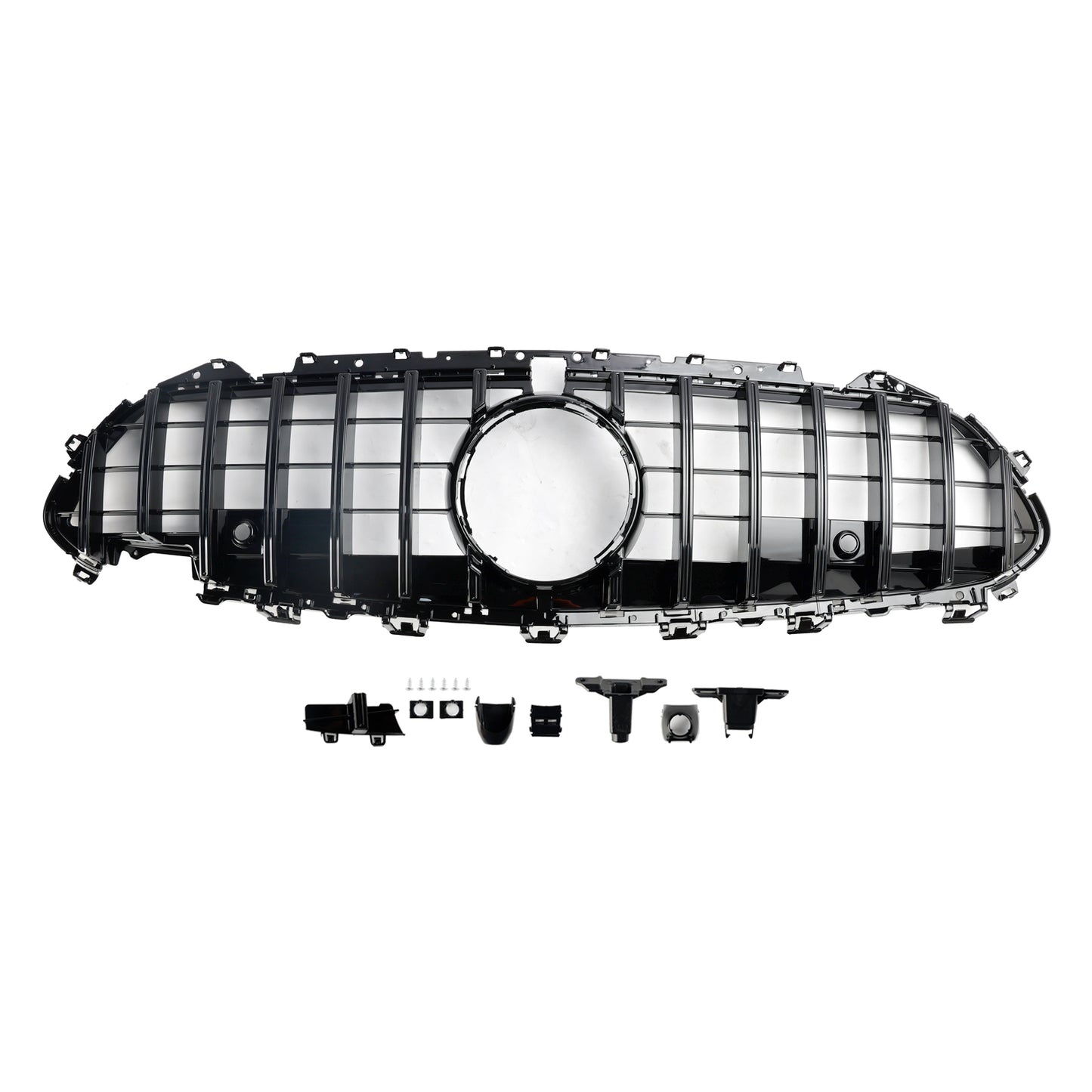 Black Front Bumper Grill Grille Per Mercedes CLS C257 W257 Coupe 2018-2024