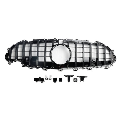 Black Front Bumper Grill Grille Per Mercedes CLS C257 W257 Coupe 2018-2024