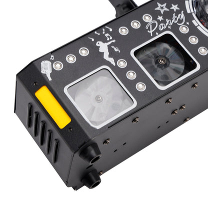 Luce di proiezione stroboscopica UV con sfera magica laser 5 in 1 da 96 immagini con telecomando