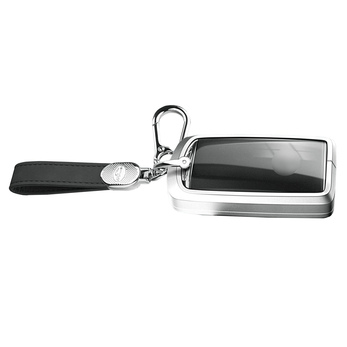 Custodia per chiave auto in TPU argentato in lega di alluminio con fibbia per Mazda CX-4 CX-5