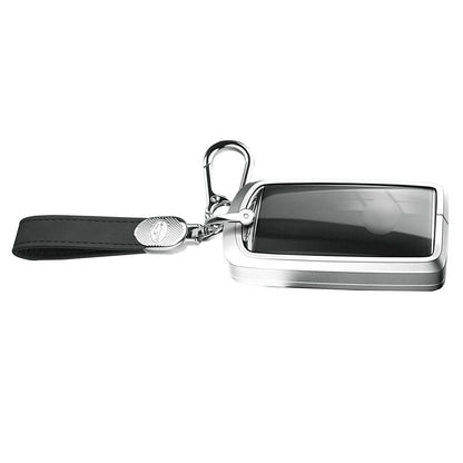 Custodia per chiave auto in TPU argentato in lega di alluminio con fibbia per Mazda CX-4 CX-5