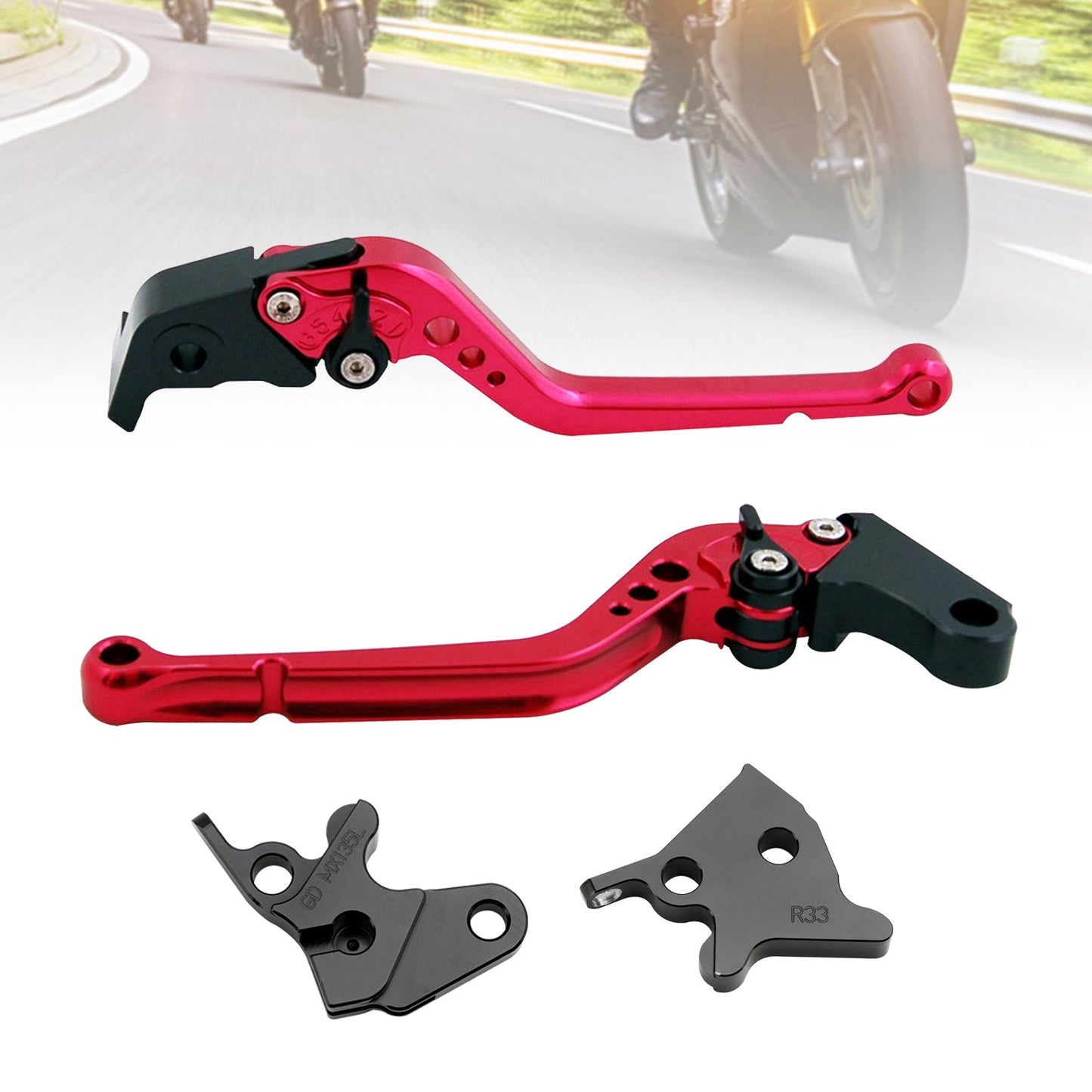 Leva frizione freno lunga YAMAHA YBR125 2005-2014
