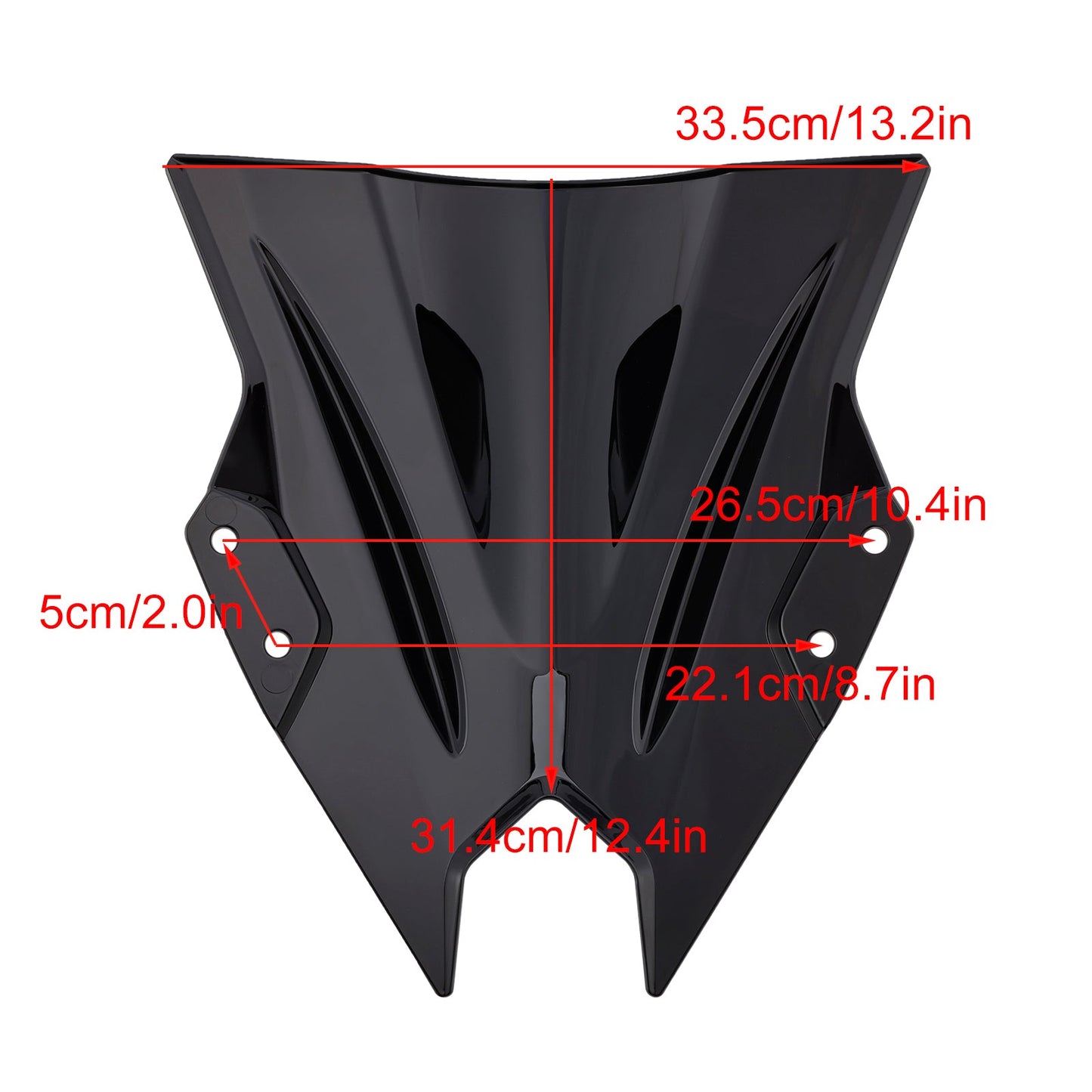 Parabrezza Parabrezza per KAWASAKI NINJA 500 EX500R 2024-2025