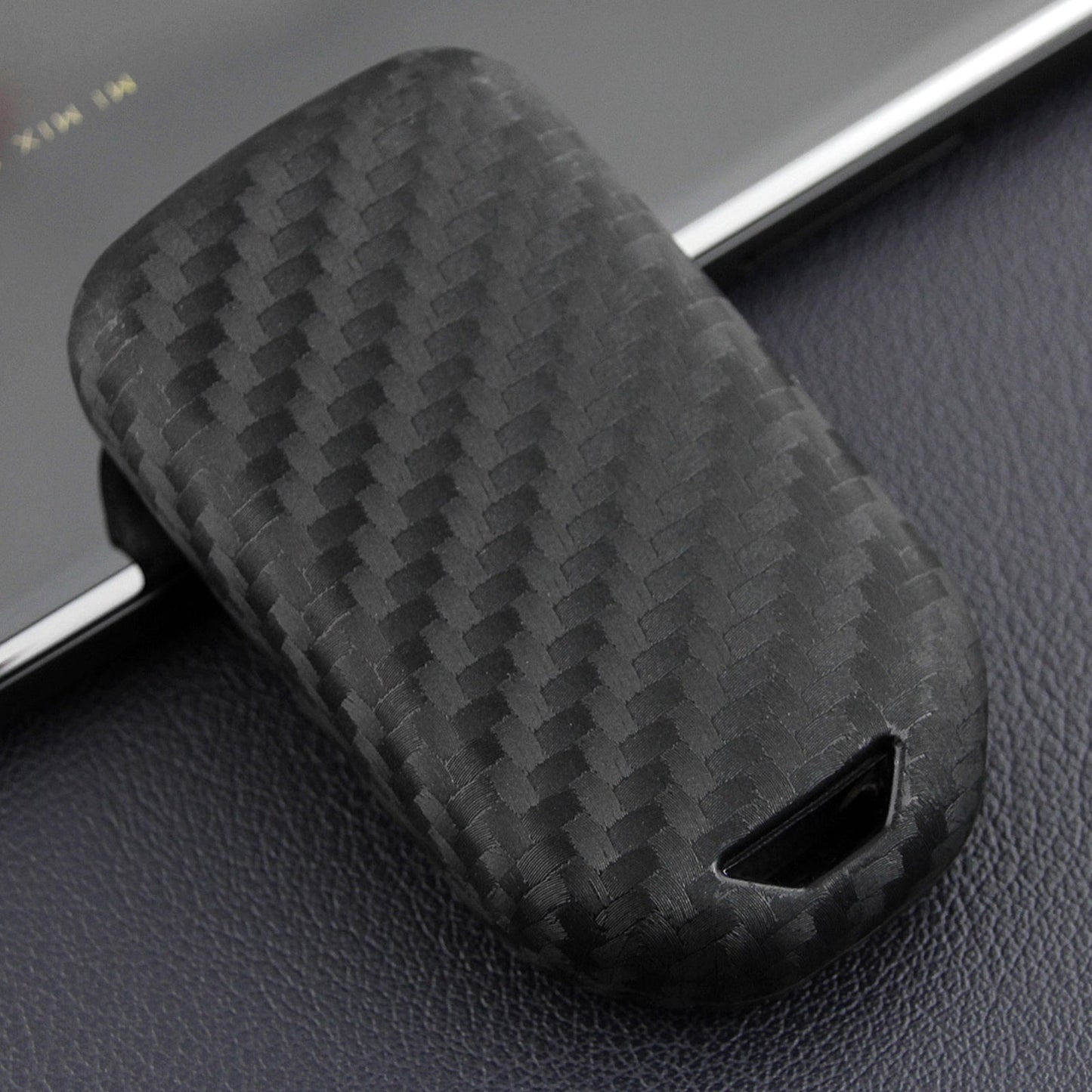 Custodia in pelle e silicone per chiave auto con fibbia per Honda